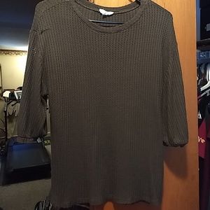 Dark green super soft shirt